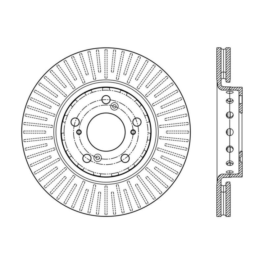 CENTRIC PARTS 120.40088 Centric Premium Brake Rotor