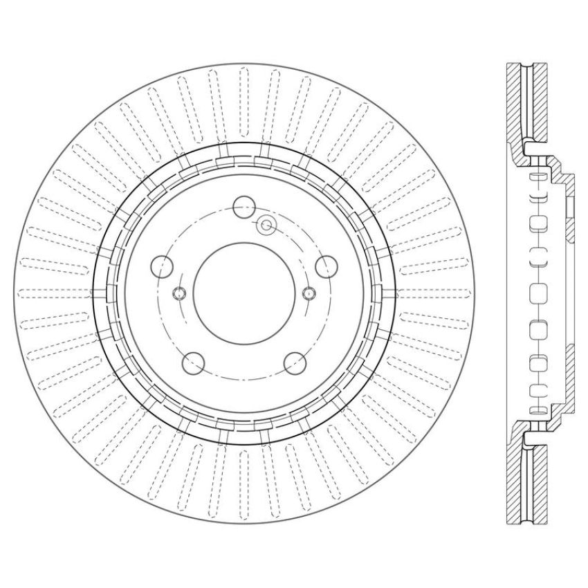 CENTRIC PARTS 120.40092 Centric Premium Brake Rotor