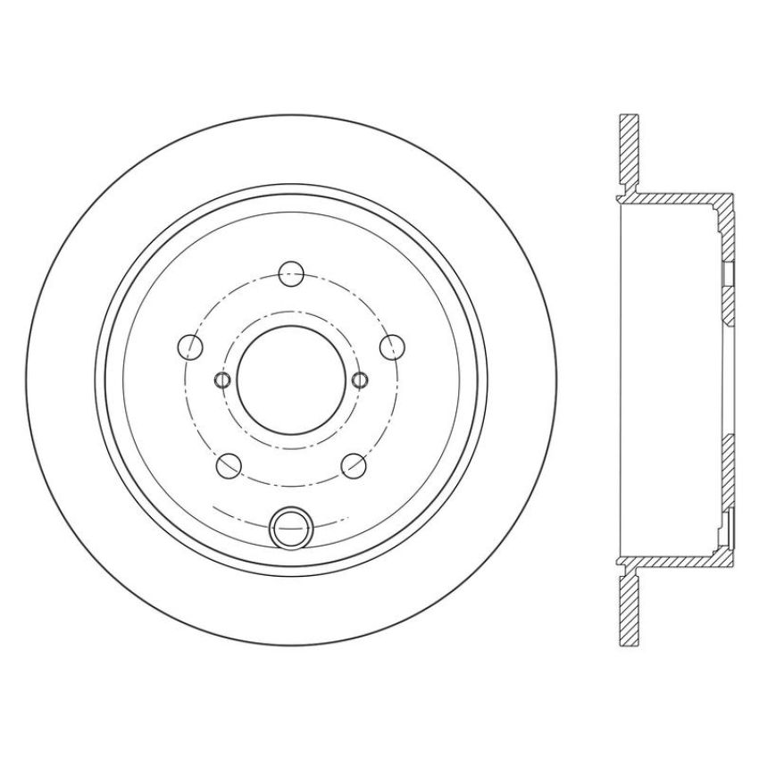 CENTRIC PARTS 120.47032 Centric Premium Brake Rotor