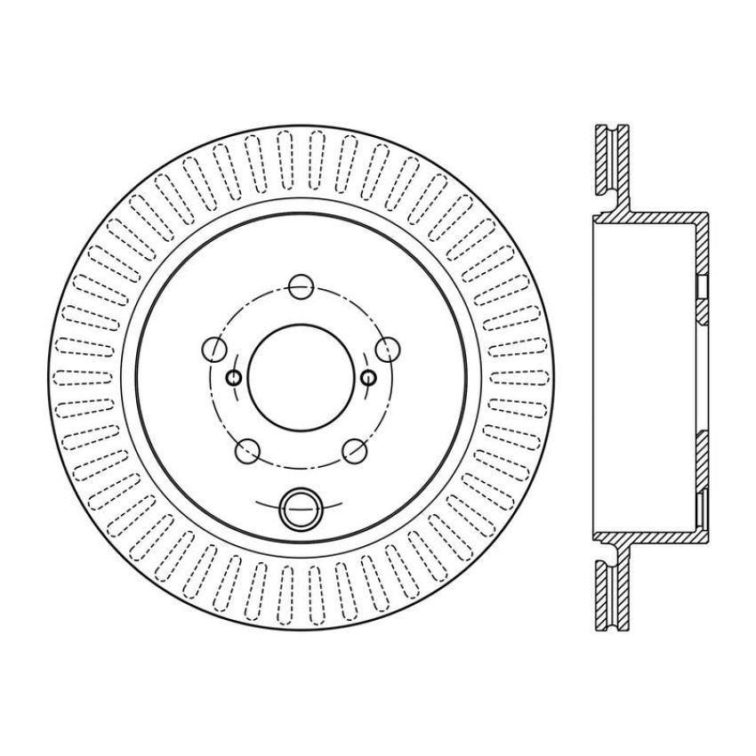 CENTRIC PARTS 120.47035 Centric Premium Brake Rotor