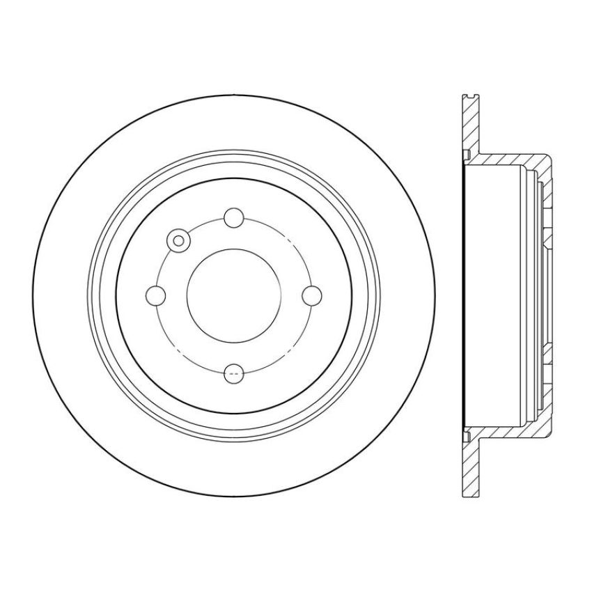 CENTRIC PARTS 120.62143 Centric Premium Brake Rotor