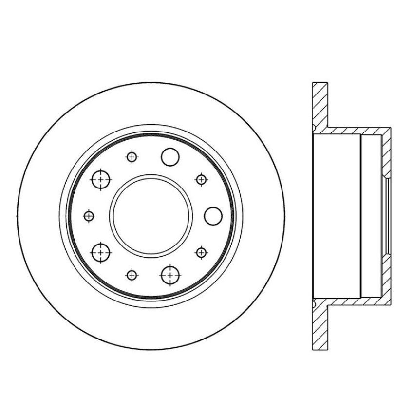CENTRIC PARTS 120.67077 Centric Premium Brake Rotor