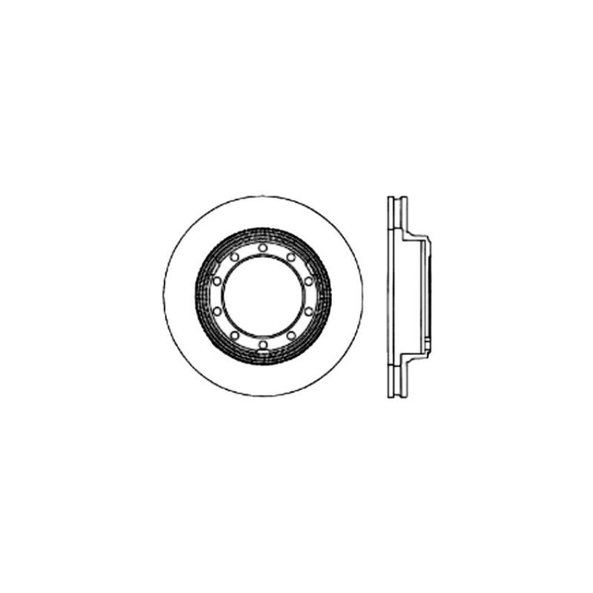 CENTRIC PARTS 120.83014 Centric Premium Brake Rotor