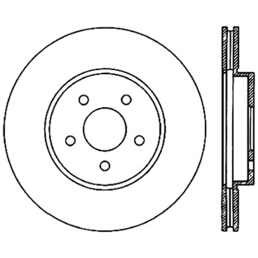 CENTRIC PARTS 121.20016 C-Tek Standard Brake Rotor