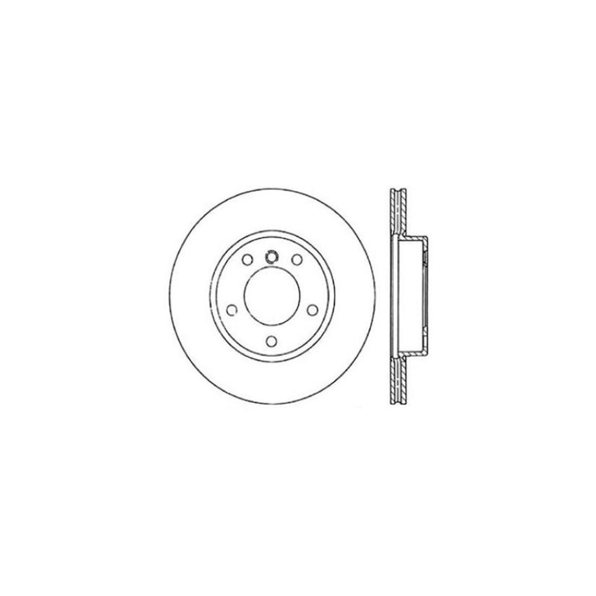 CENTRIC PARTS 121.34029 C-Tek Standard Brake Rotor