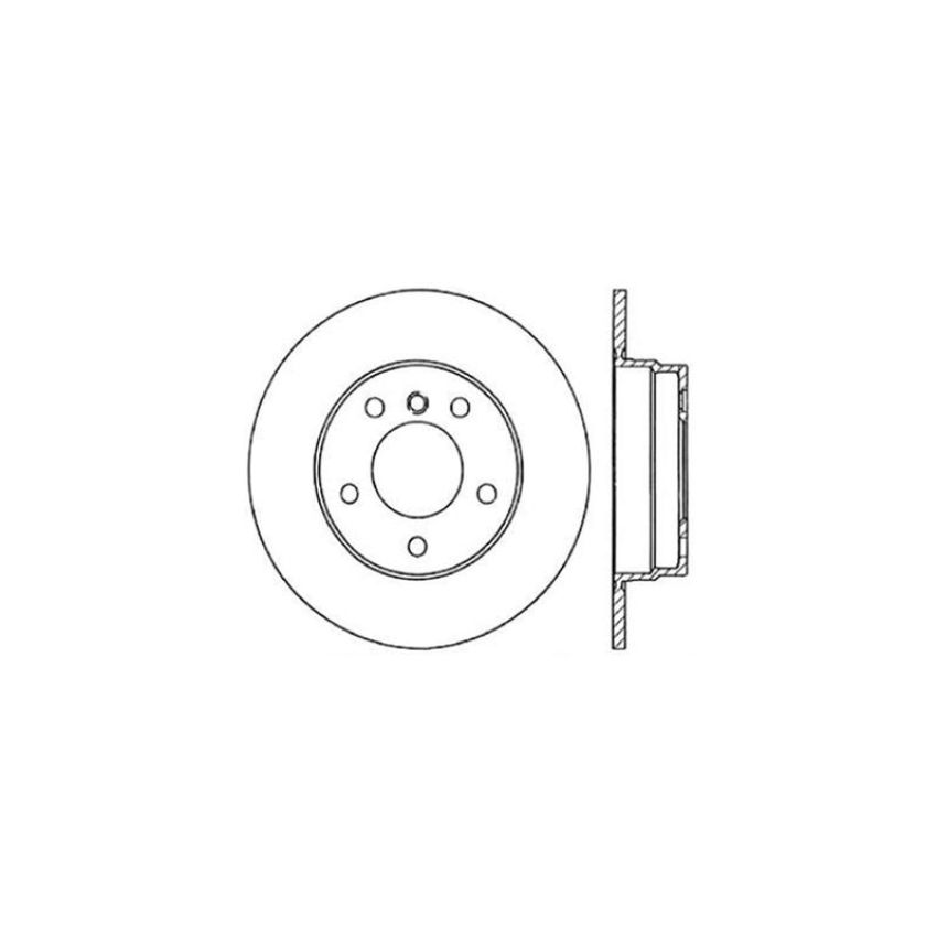 CENTRIC PARTS 121.34030 C-Tek Standard Brake Rotor