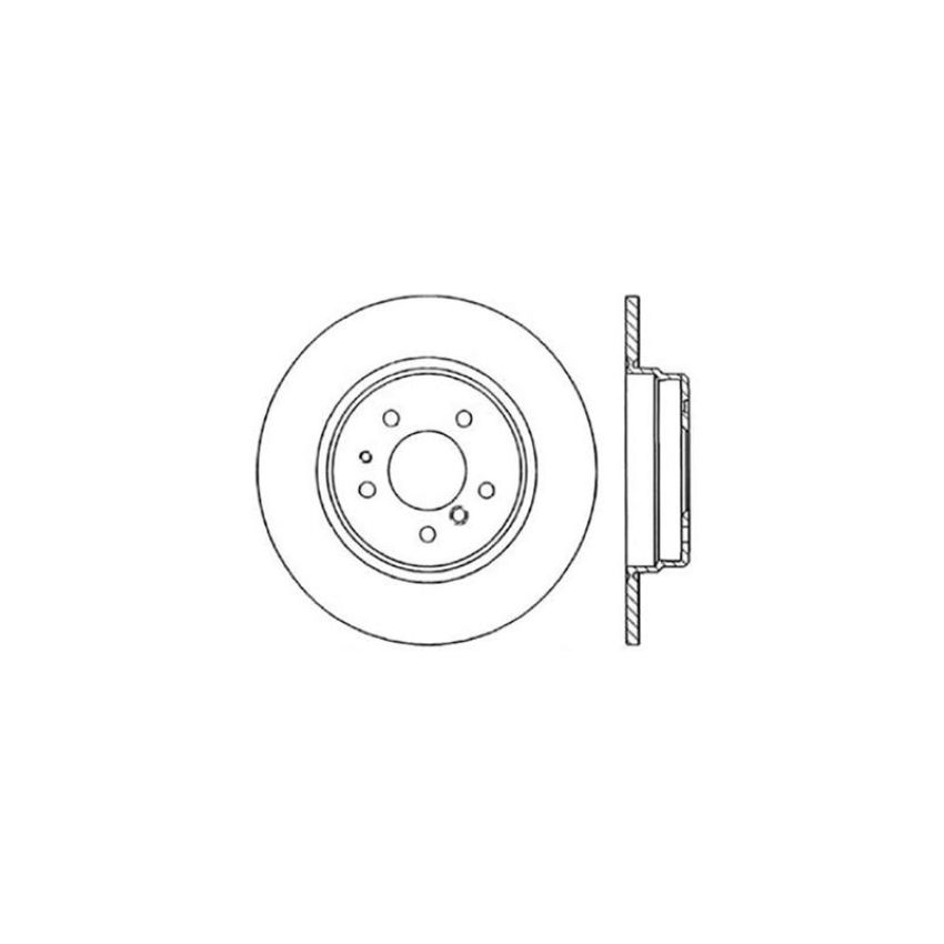 CENTRIC PARTS 121.34032 C-Tek Standard Brake Rotor