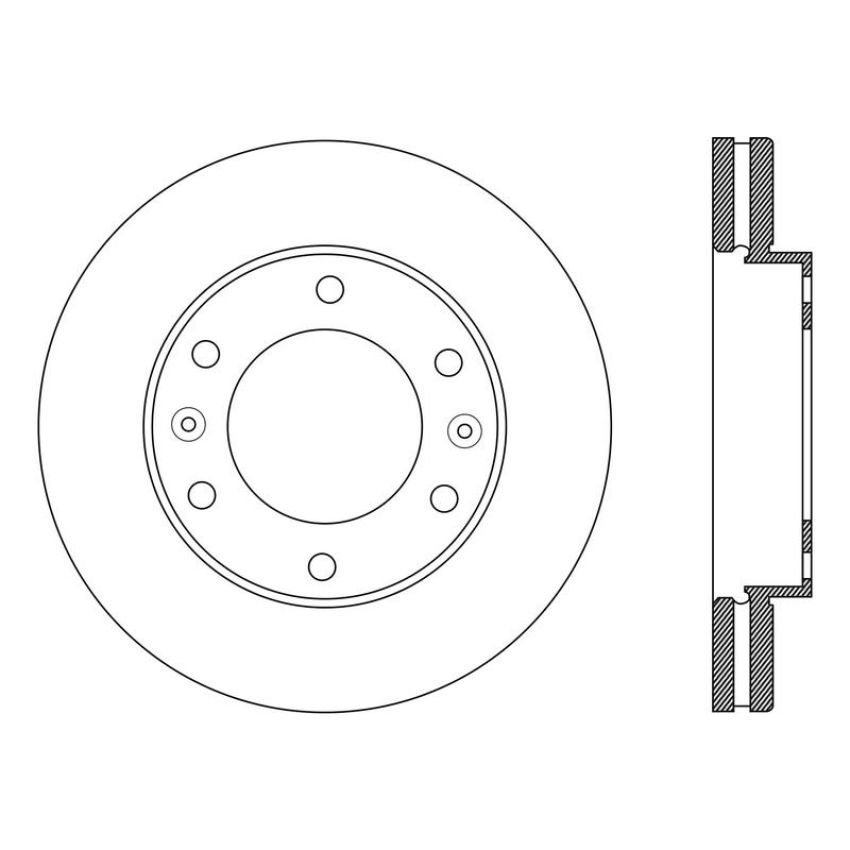 CENTRIC PARTS 121.99094 C-Tek Standard Brake Rotor