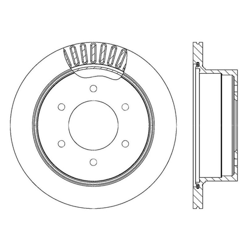 CENTRIC PARTS 121.99103 C-Tek Standard Brake Rotor