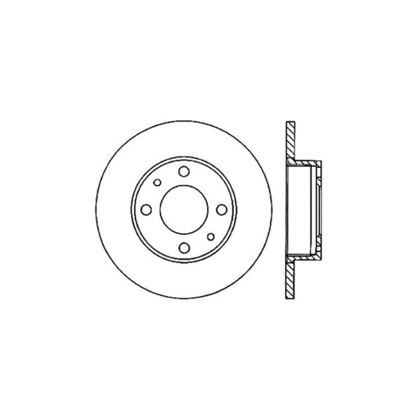 CENTRIC PARTS 122.04000 Centric Premium Brake Drum