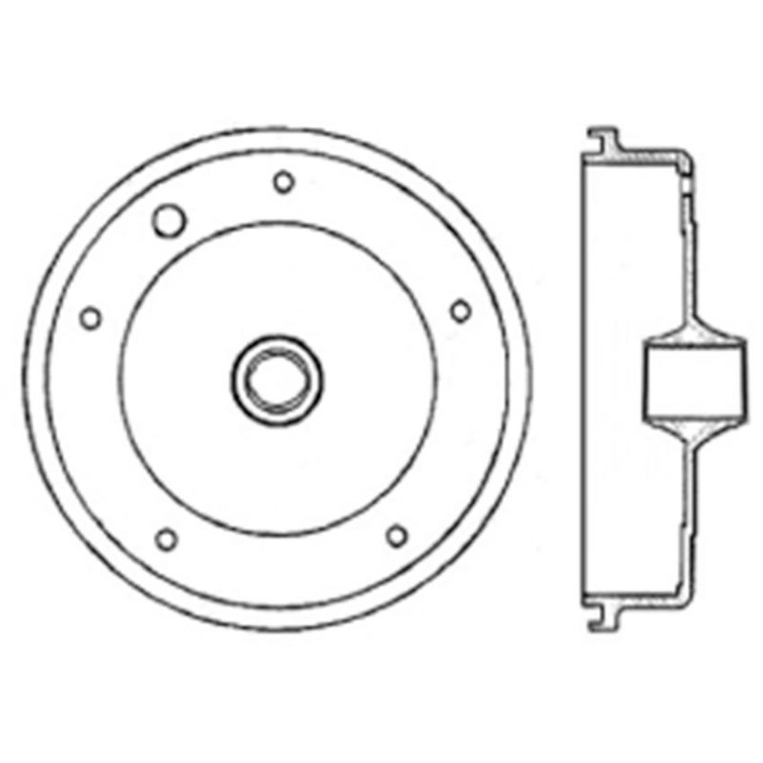 CENTRIC PARTS 122.33009 Centric Premium Brake Drum