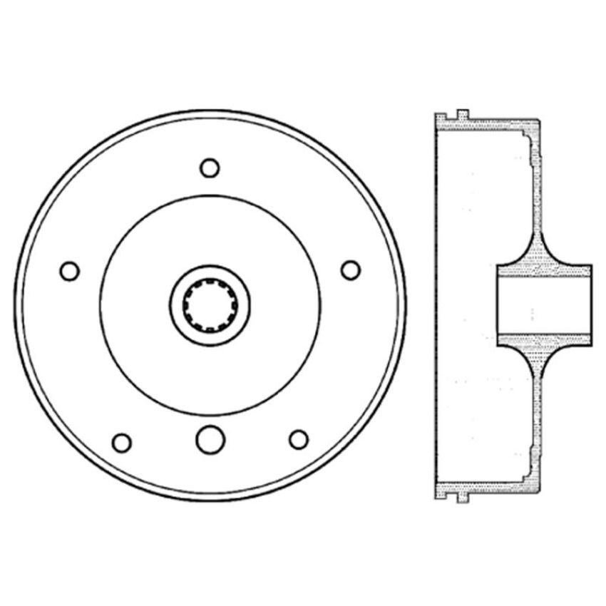 CENTRIC PARTS 122.33015 Centric Premium Brake Drum