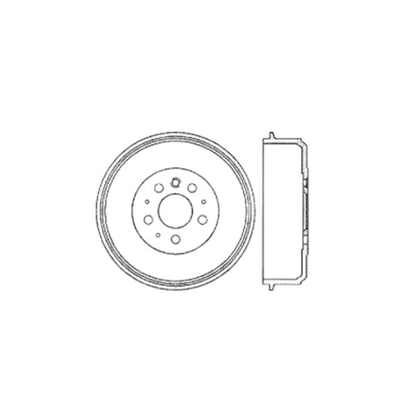 CENTRIC PARTS 122.33018 Centric Premium Brake Drum