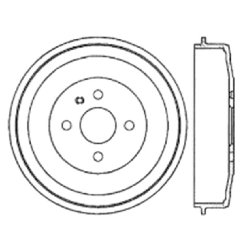 CENTRIC PARTS 122.34000 Centric Premium Brake Drum