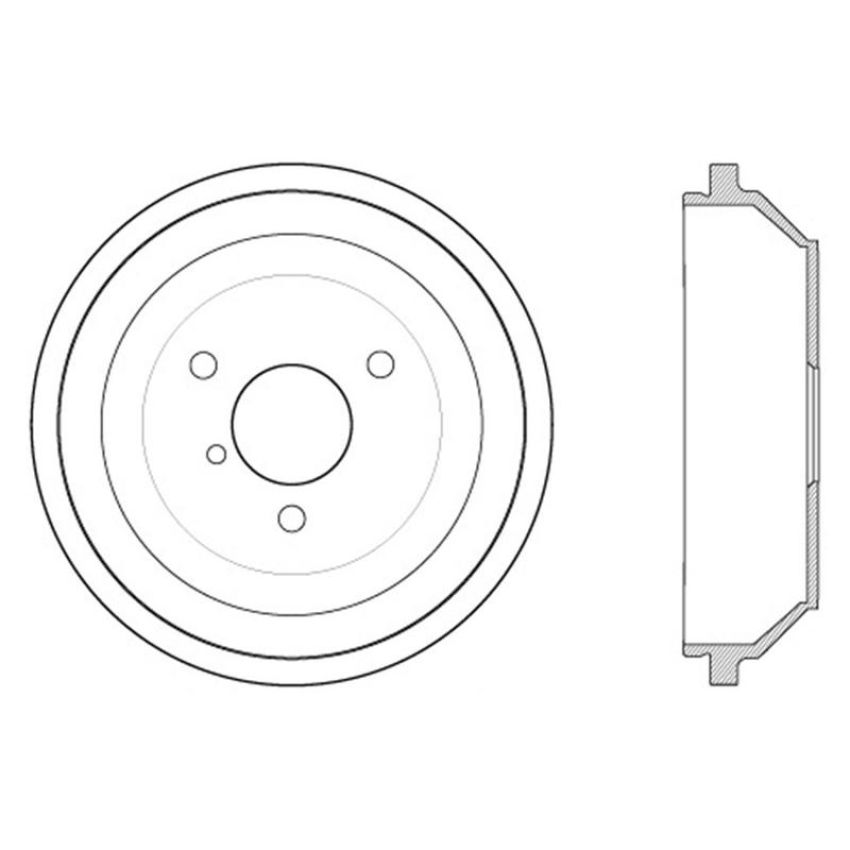 CENTRIC PARTS 122.35000 Centric Premium Brake Drum