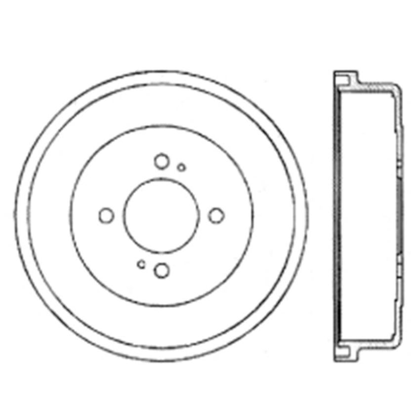 CENTRIC PARTS 122.42001 Centric Premium Brake Drum