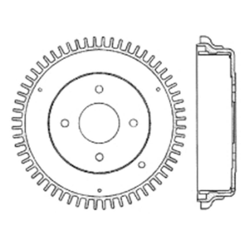 CENTRIC PARTS 122.42002 Centric Premium Brake Drum