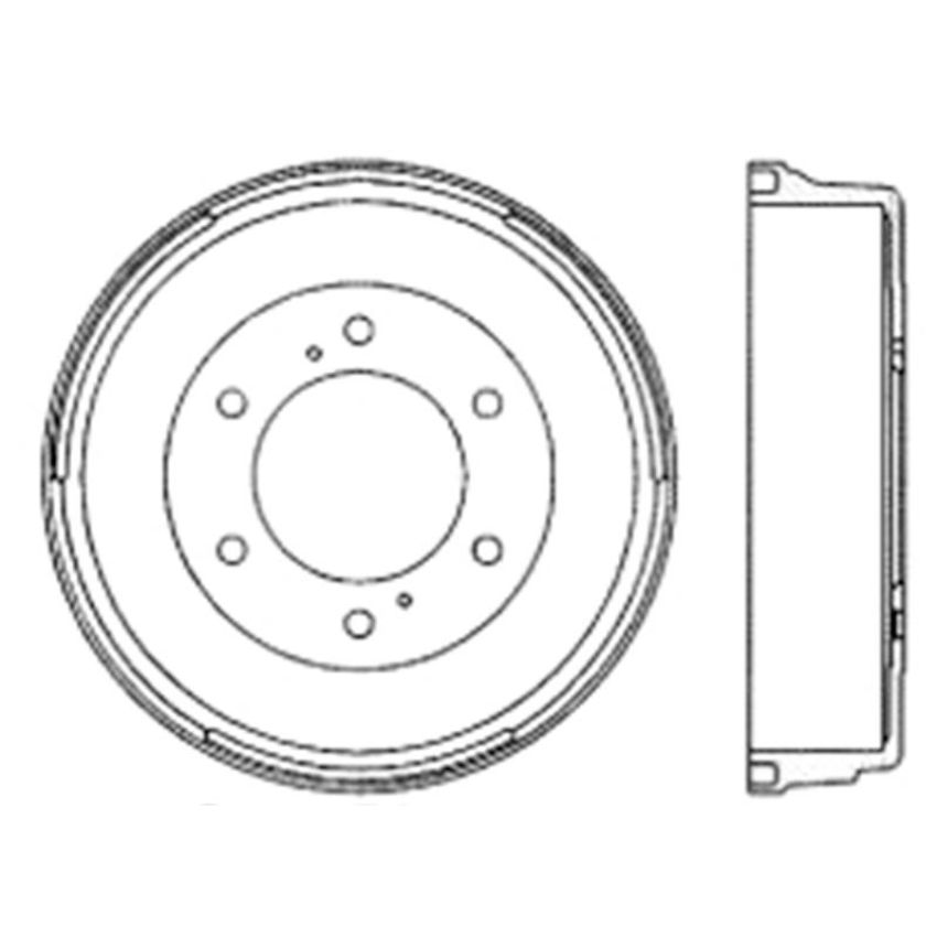 CENTRIC PARTS 122.42011 Centric Premium Brake Drum
