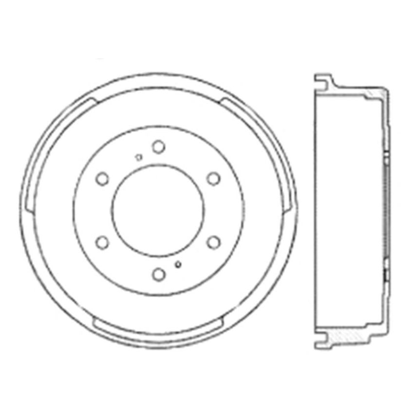 CENTRIC PARTS 122.42012 Centric Premium Brake Drum