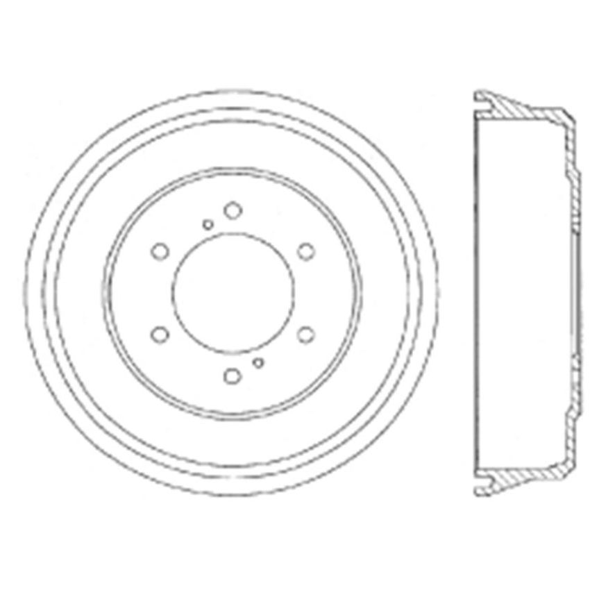CENTRIC PARTS 122.42022 Centric Premium Brake Drum