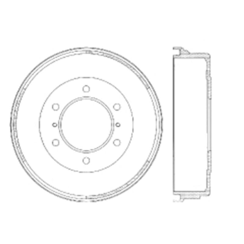 CENTRIC PARTS 122.42025 Centric Premium Brake Drum