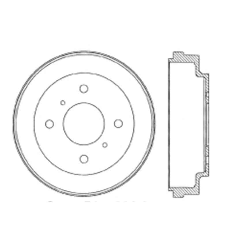 CENTRIC PARTS 122.42026 Centric Premium Brake Drum