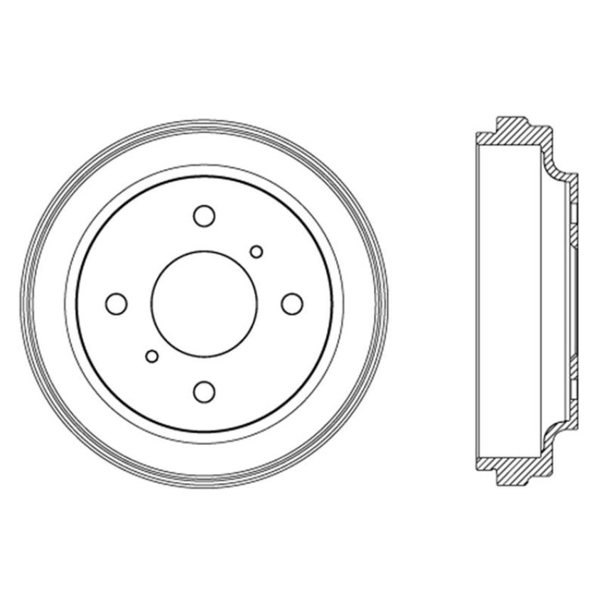 CENTRIC PARTS 122.42028 Centric Premium Brake Drum