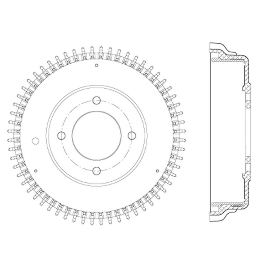 CENTRIC PARTS 122.42901 Centric Premium Brake Drum