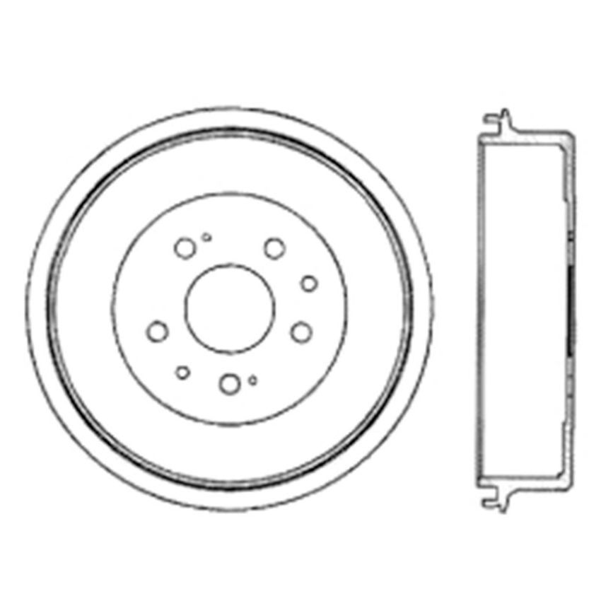 CENTRIC PARTS 122.44017 Centric Premium Brake Drum