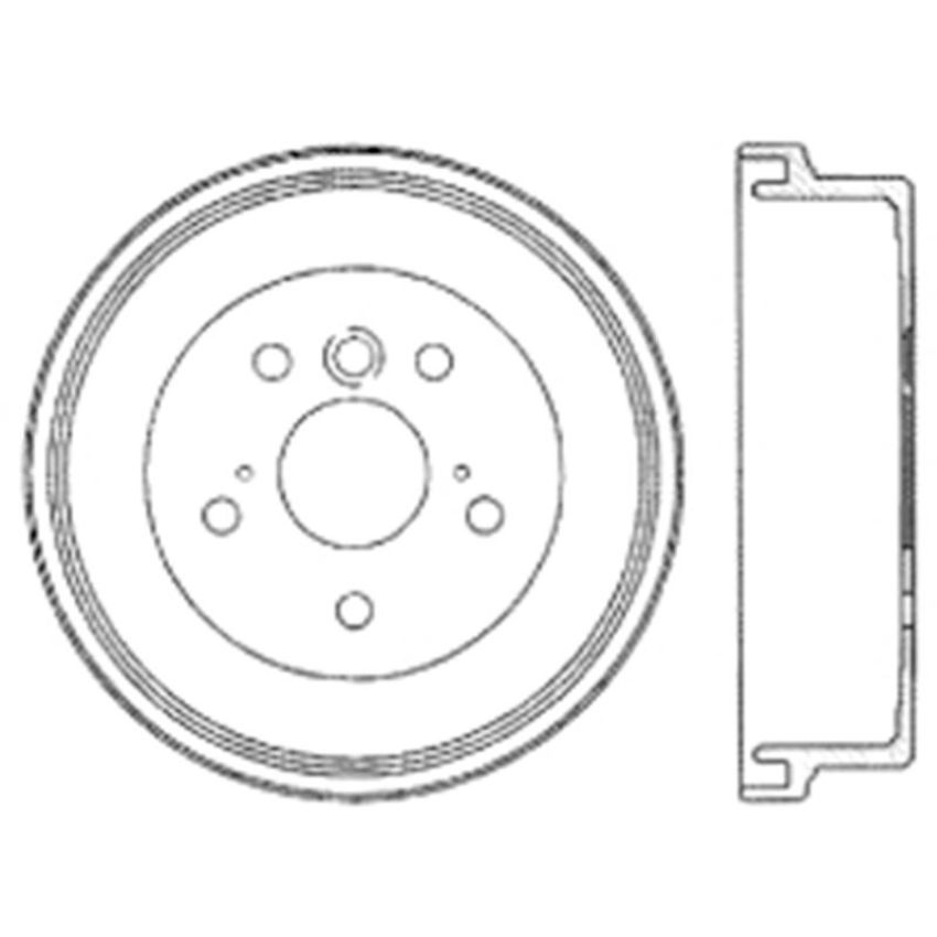 CENTRIC PARTS 122.44030 Centric Premium Brake Drum