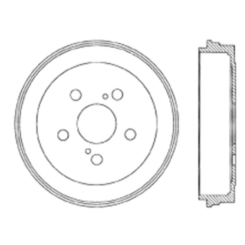 CENTRIC PARTS 122.44042 Centric Premium Brake Drum