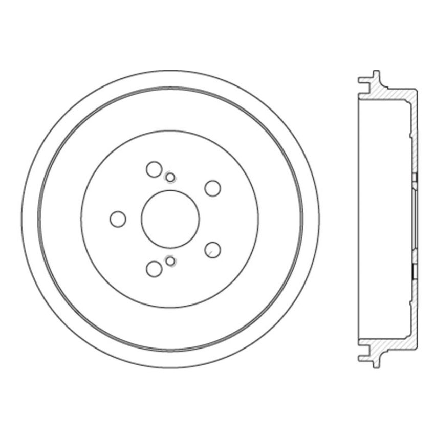 CENTRIC PARTS 122.44050 Centric Premium Brake Drum