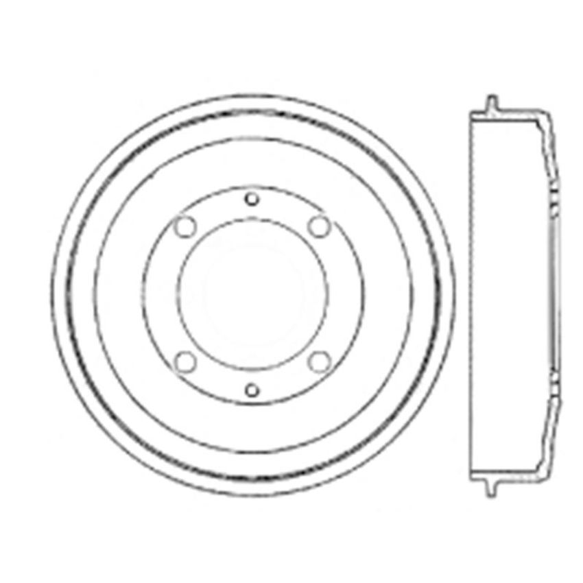 CENTRIC PARTS 122.46011 Centric Premium Brake Drum