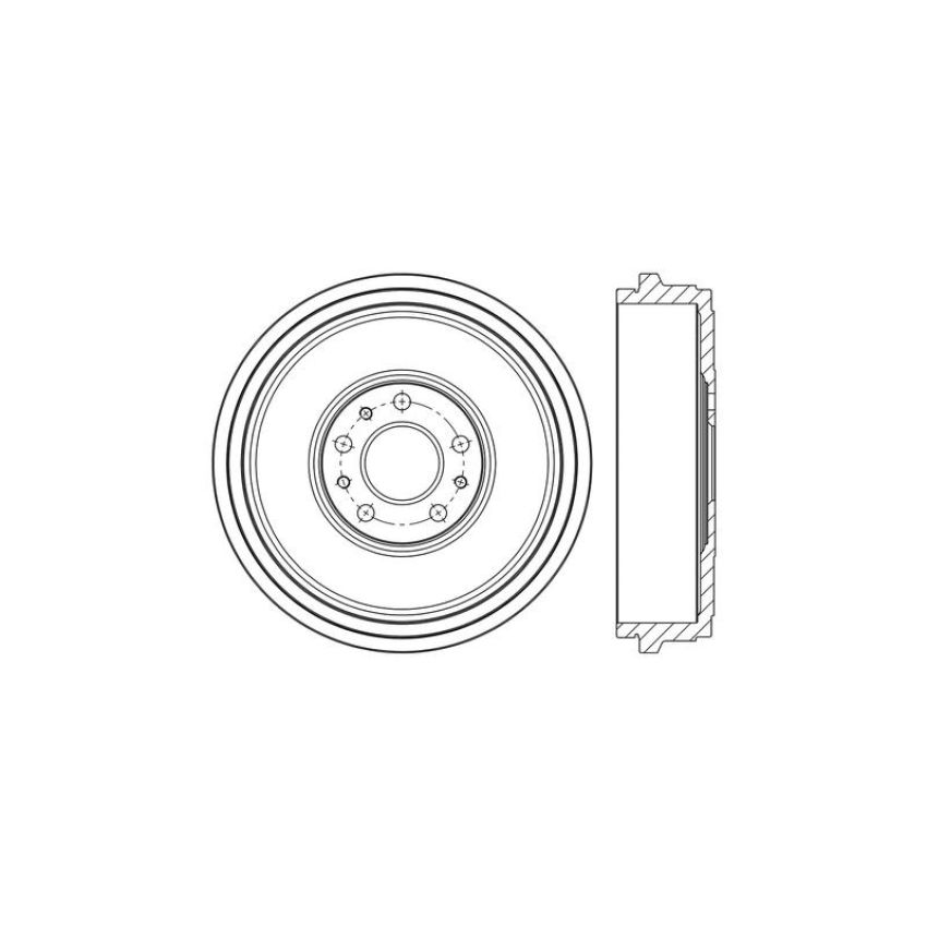 CENTRIC PARTS 122.63049 Centric Premium Brake Drum
