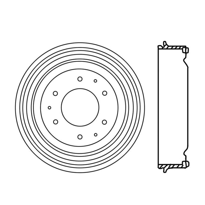 CENTRIC PARTS 122.66000 Centric Premium Brake Drum