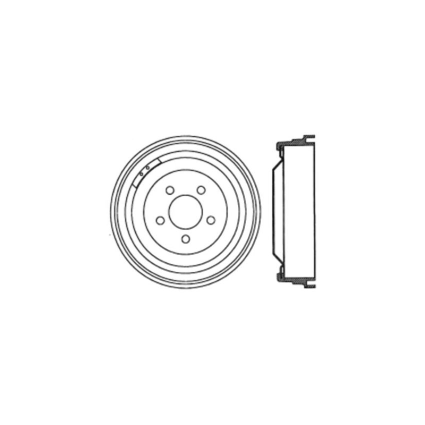 CENTRIC PARTS 123.63005 C-Tek Standard Brake Drum