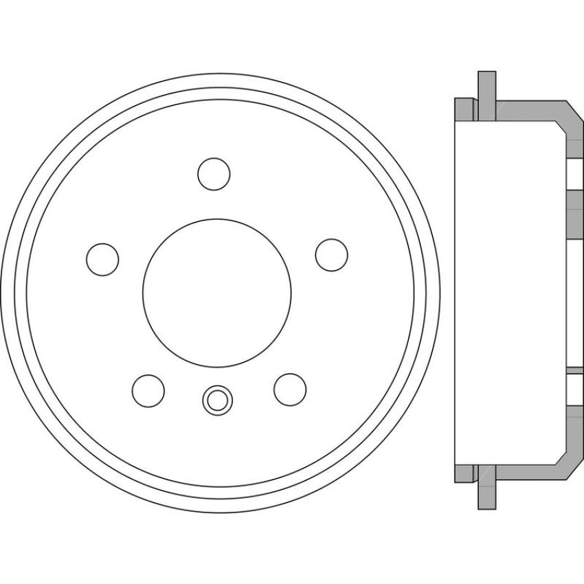 CENTRIC PARTS 123.99008 C-Tek Standard Brake Drum