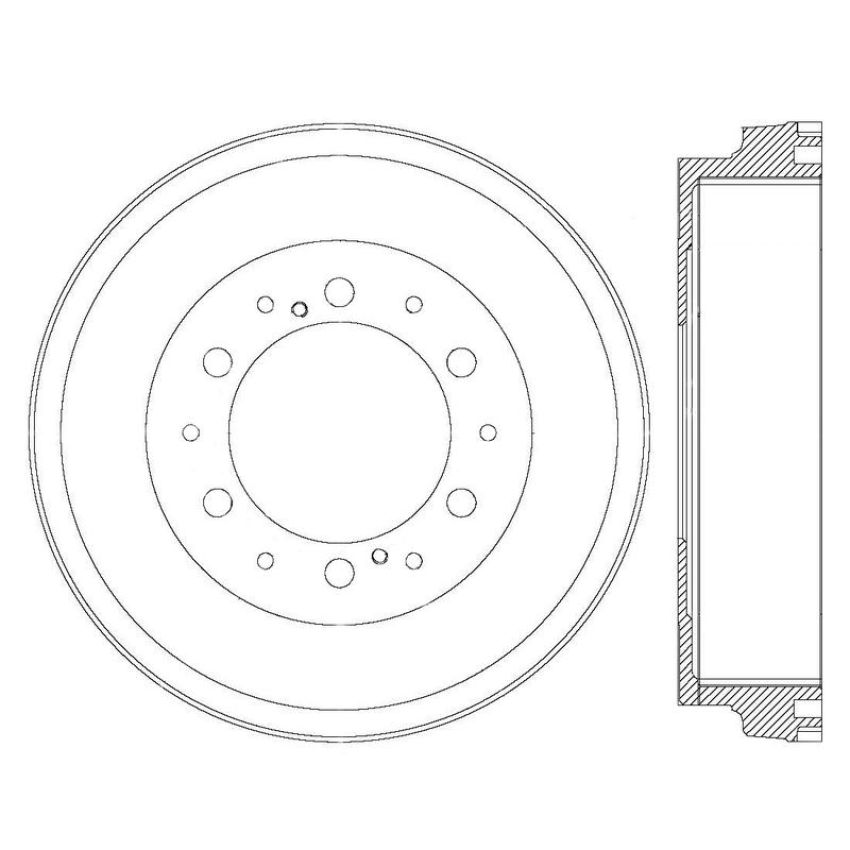 CENTRIC PARTS 123.99010 C-Tek Standard Brake Drum