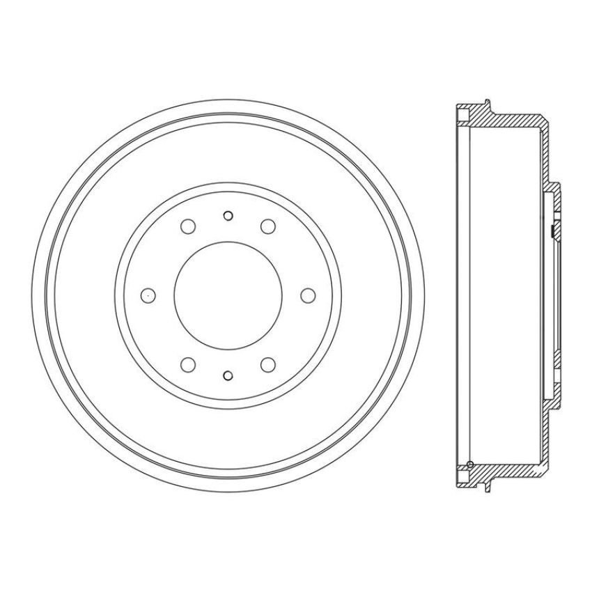 CENTRIC PARTS 123.99021 C-Tek Standard Brake Drum