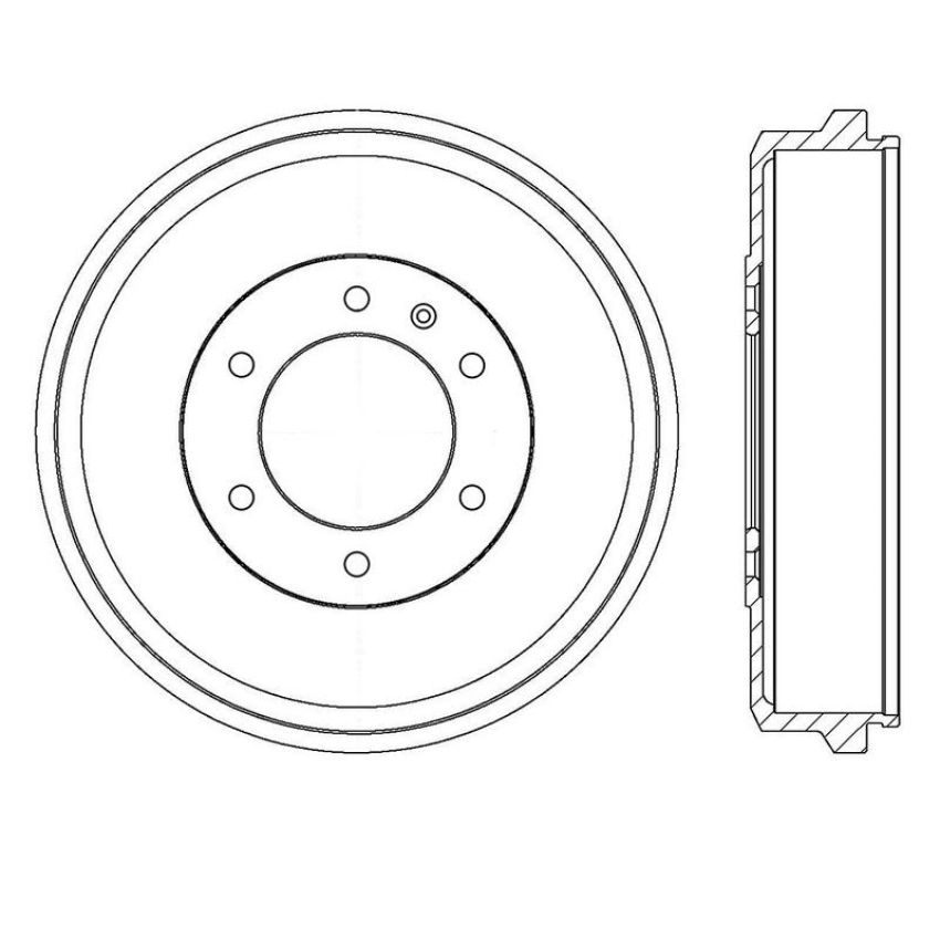 CENTRIC PARTS 123.99034 C-Tek Standard Brake Drum