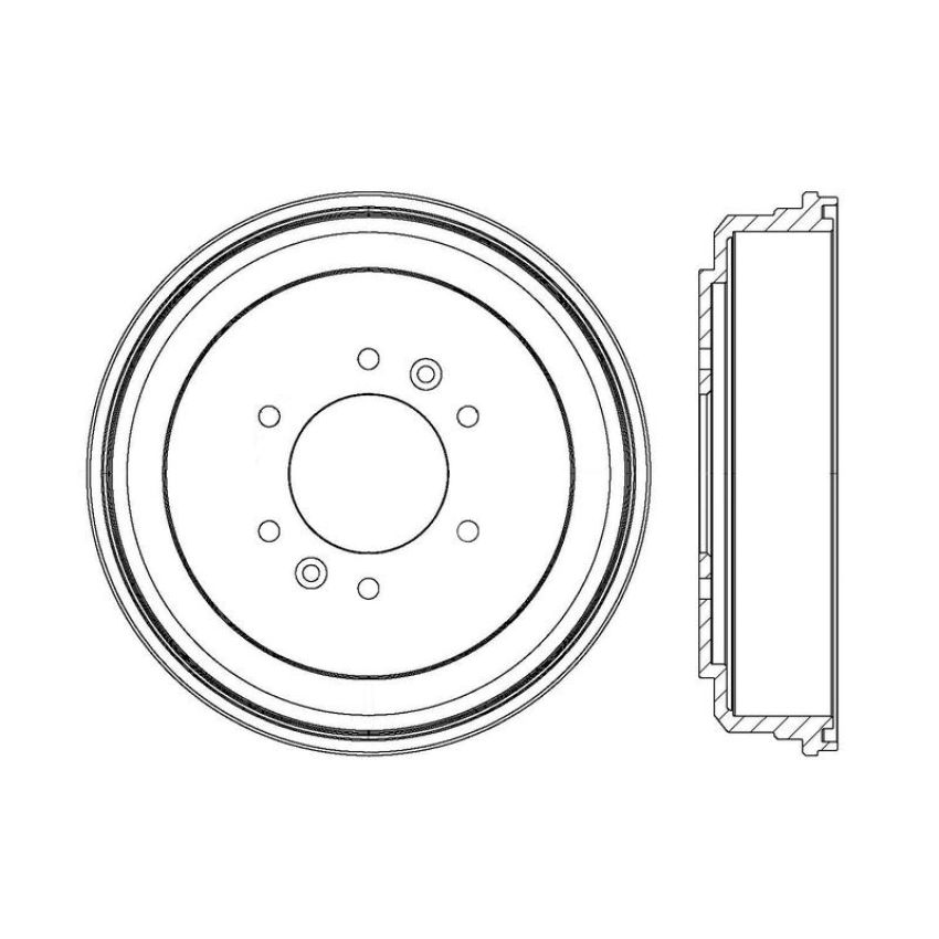 CENTRIC PARTS 123.99035 C-Tek Standard Brake Drum