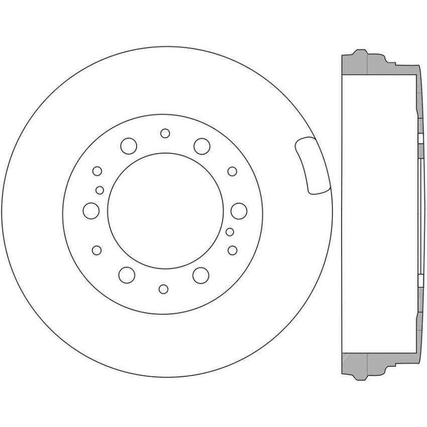 CENTRIC PARTS 123.99036 C-Tek Standard Brake Drum