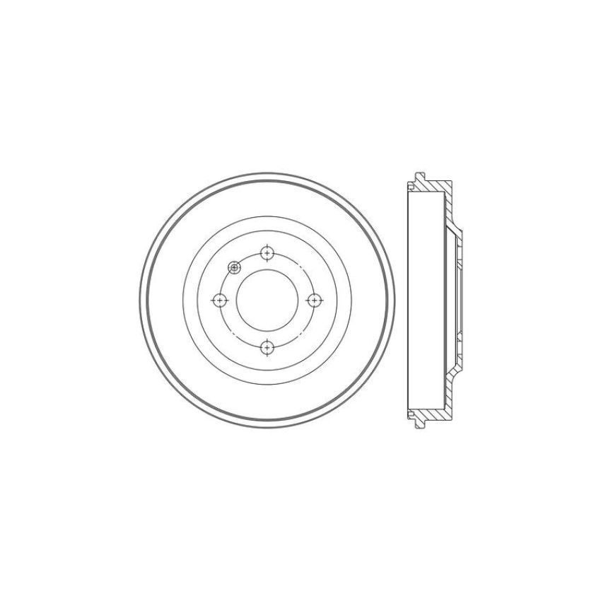 CENTRIC PARTS 123.99037 C-Tek Standard Brake Drum