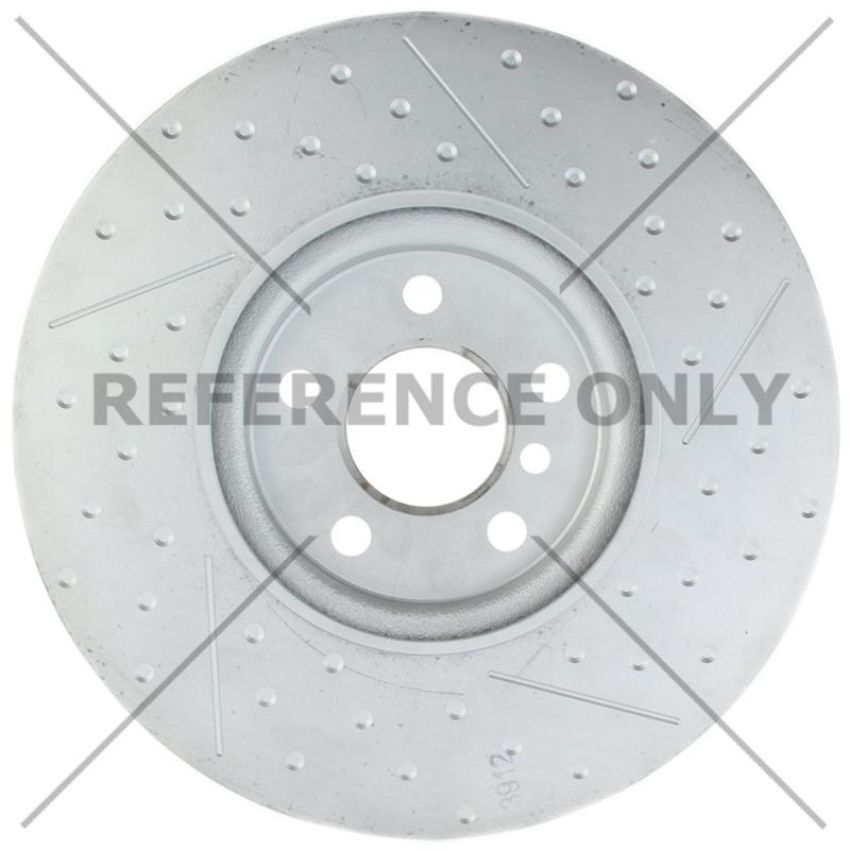 CENTRIC PARTS 126.34186 Centric Premium OE Style Slotted Brake Rotor