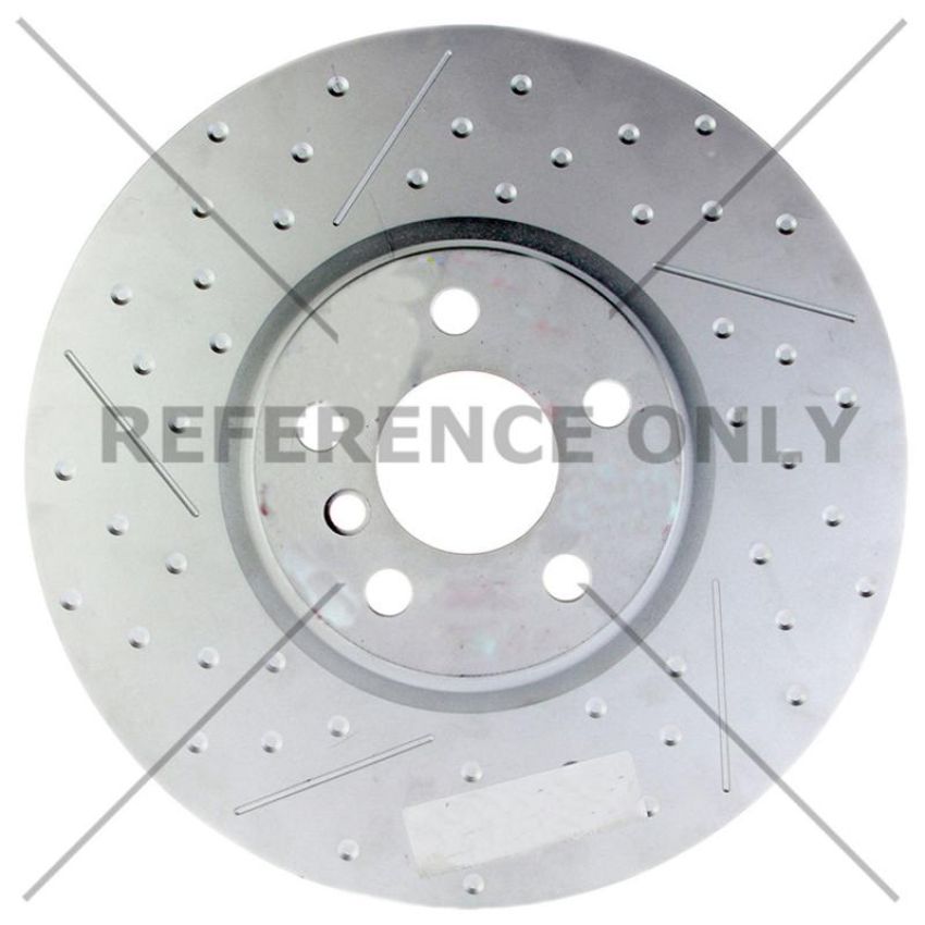 CENTRIC PARTS 126.34186 Centric Premium OE Style Slotted Brake Rotor