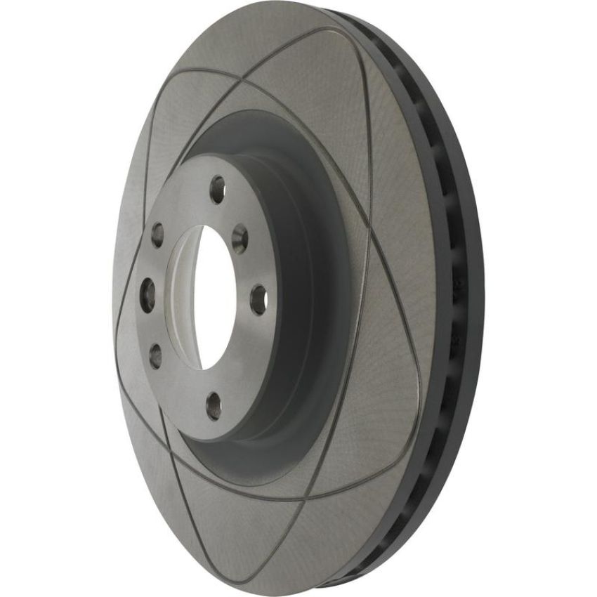 CENTRIC PARTS 126.35124 Centric Premium OE Style Slotted Brake Rotor