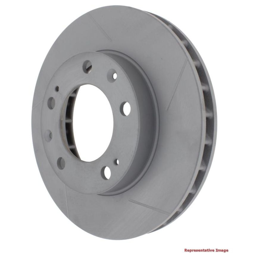 CENTRIC PARTS 126.37009 Centric Premium OE Style Slotted Brake Rotor