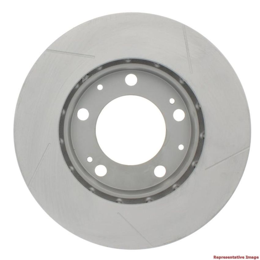 CENTRIC PARTS 126.37009 Centric Premium OE Style Slotted Brake Rotor