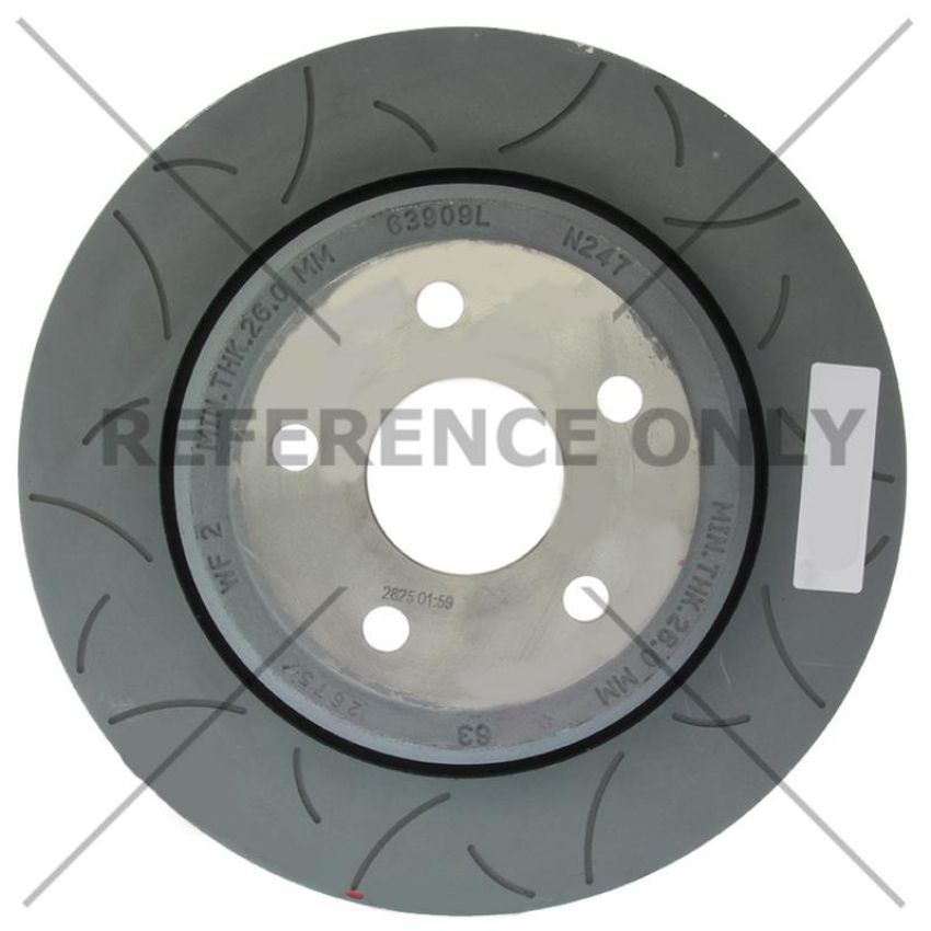 CENTRIC PARTS 126.58009 Centric Premium OE Style Slotted Brake Rotor