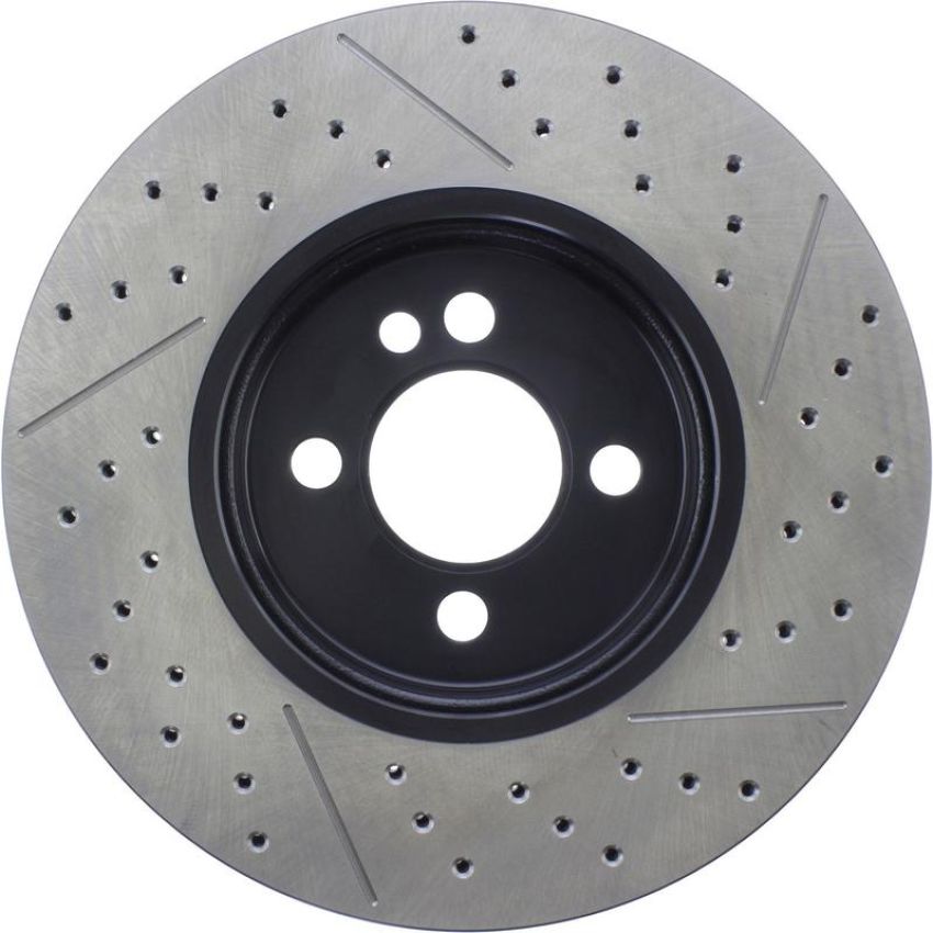 CENTRIC PARTS 127.34101 Centric Premium OE Style Drilled and Slotted Brake Rotor
